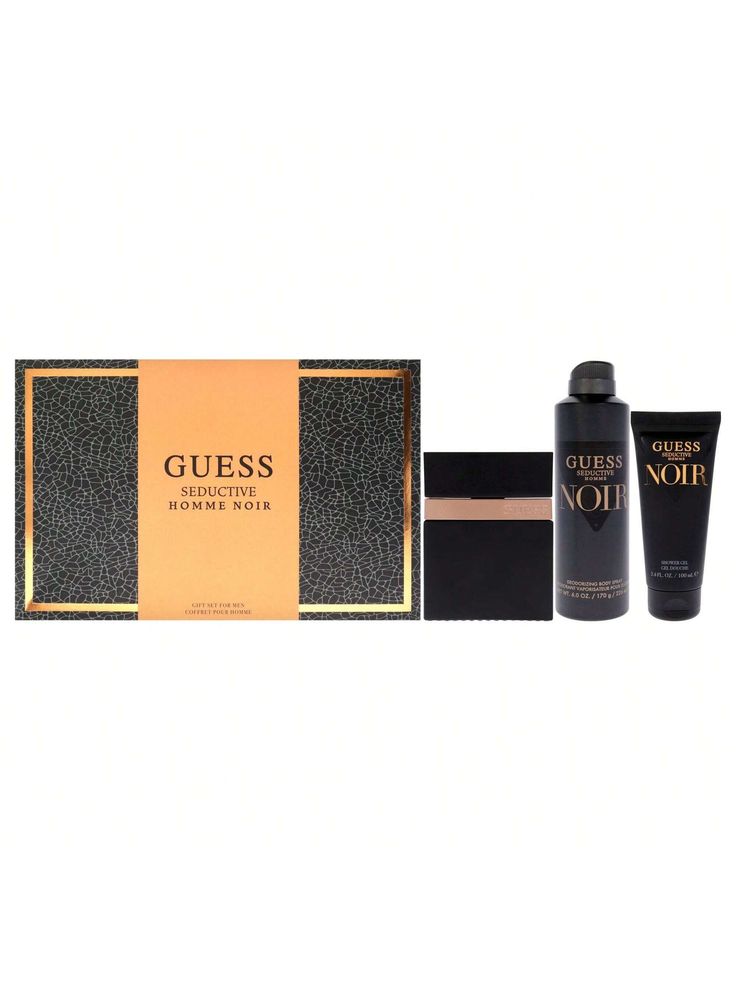 Guess Seductive Homme Noir Estuche Para Caballero 100ml EDT 4 Piezas – Perfume Intenso y Masculino - 5th Avenue CR